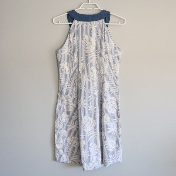 Tommy Bahama Women's Sz S Monstera Mash Sleeveless Tropical‎ Beach Dress - Picture 2 of 11